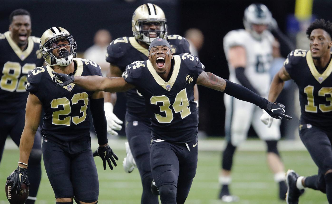 Saints rally past Eagles 20-14, will host NFC title game
