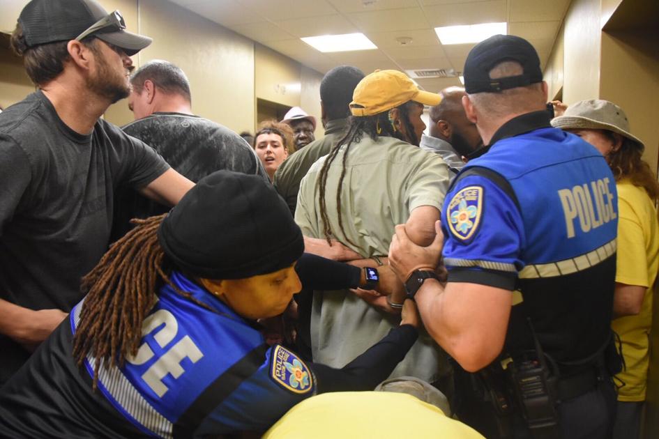 Two pollution protesters detained in Baton Rouge after ...