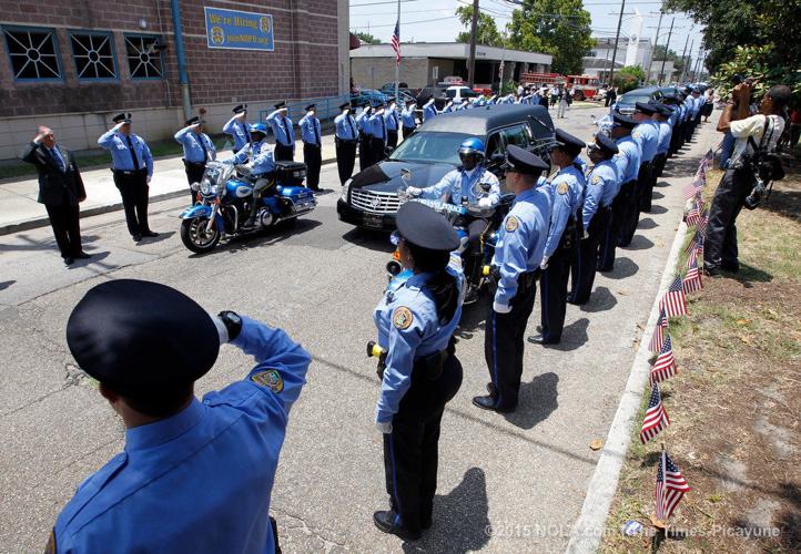 Services held for fallen NOPD Officer Vernell Brown Jr. : Photos