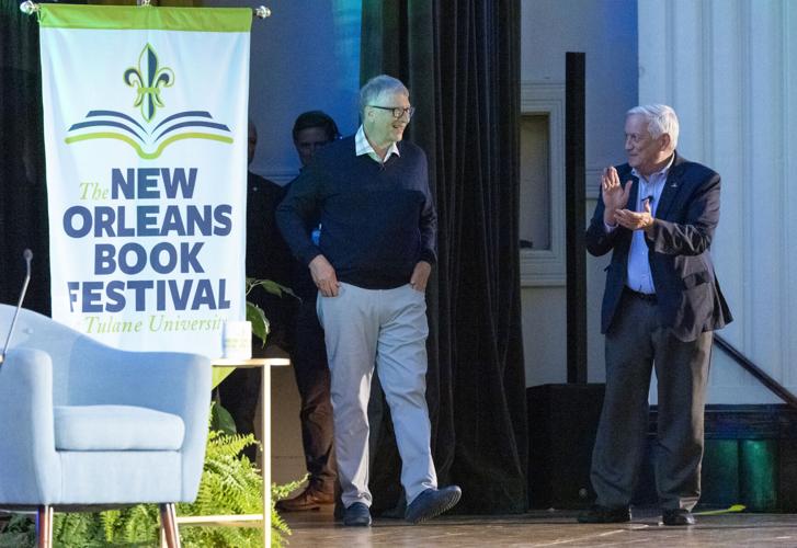 Bill Gates at Tulane book festival Books