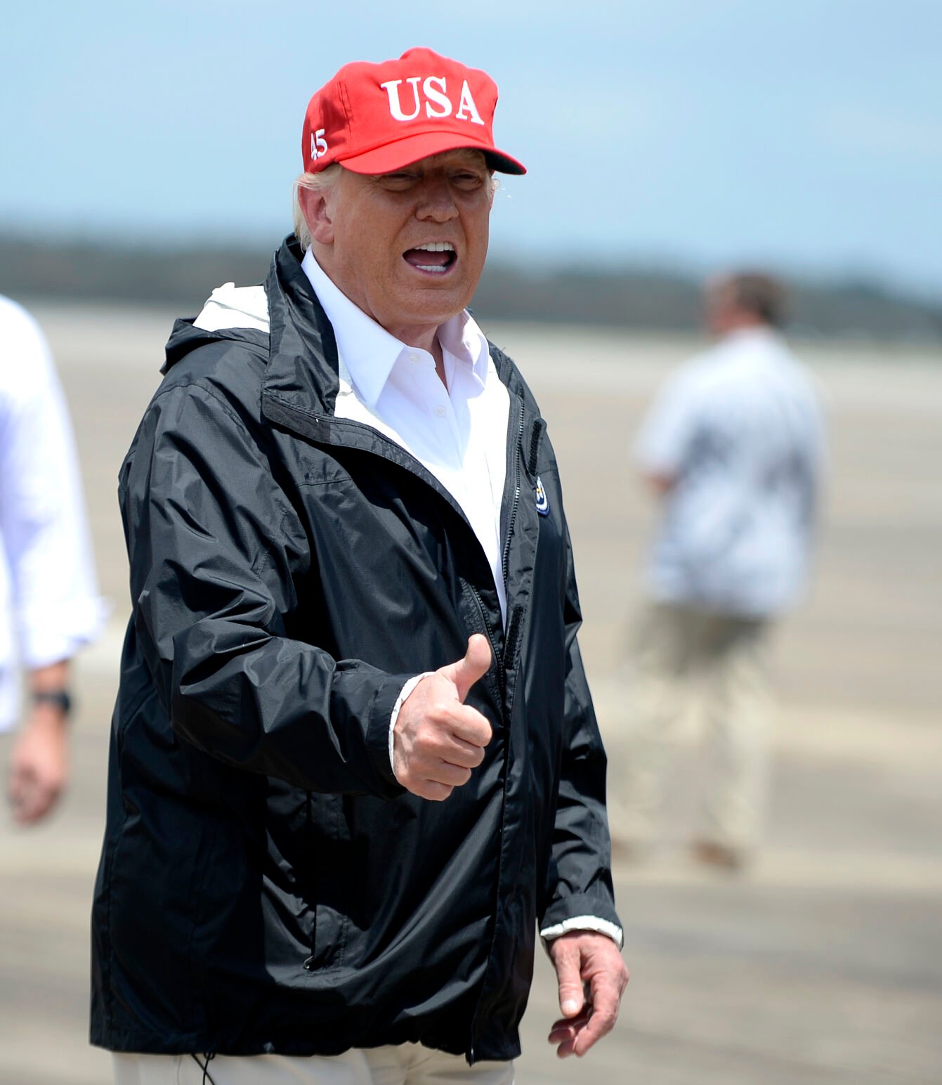 President Trump Surveys Hurricane Laura Damage: 'I'm Here To Support ...