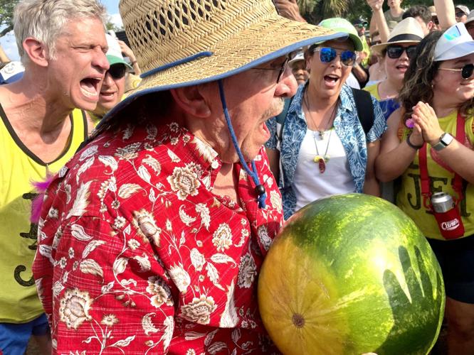 Secretish Jazz Fest watermelon sacrifice happened again Louisiana