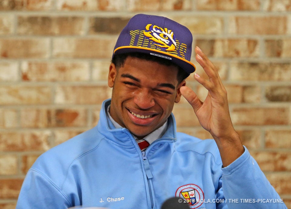 Ja'Marr Chase, Rummel receiver, signs with LSU | Prep ...