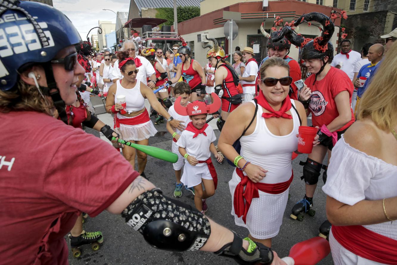 Photos The 13th annual Running of the Bulls in New Orleans a free