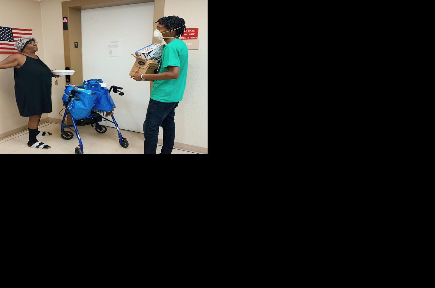 Elderly residents of Algiers housing complex living with