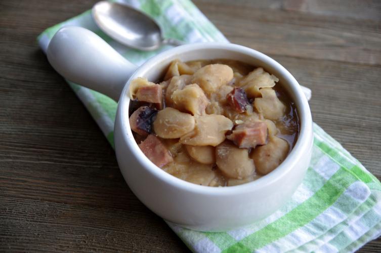 White Beans and Ham (Slow Cooker Recipe) - Little Spoon Farm