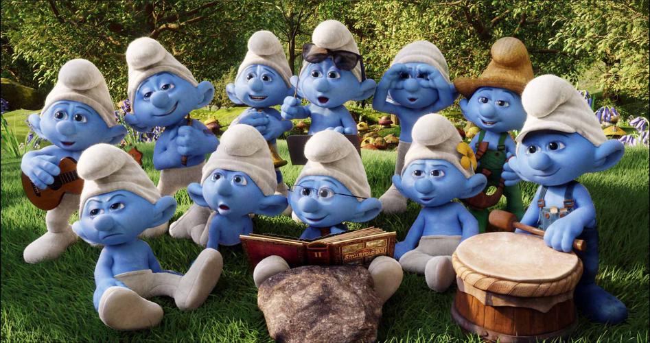 The Smurfs 2 Movie Review Happy Blue Dose Of Cinematic Cotton Candy Goes Down Relatively 2598