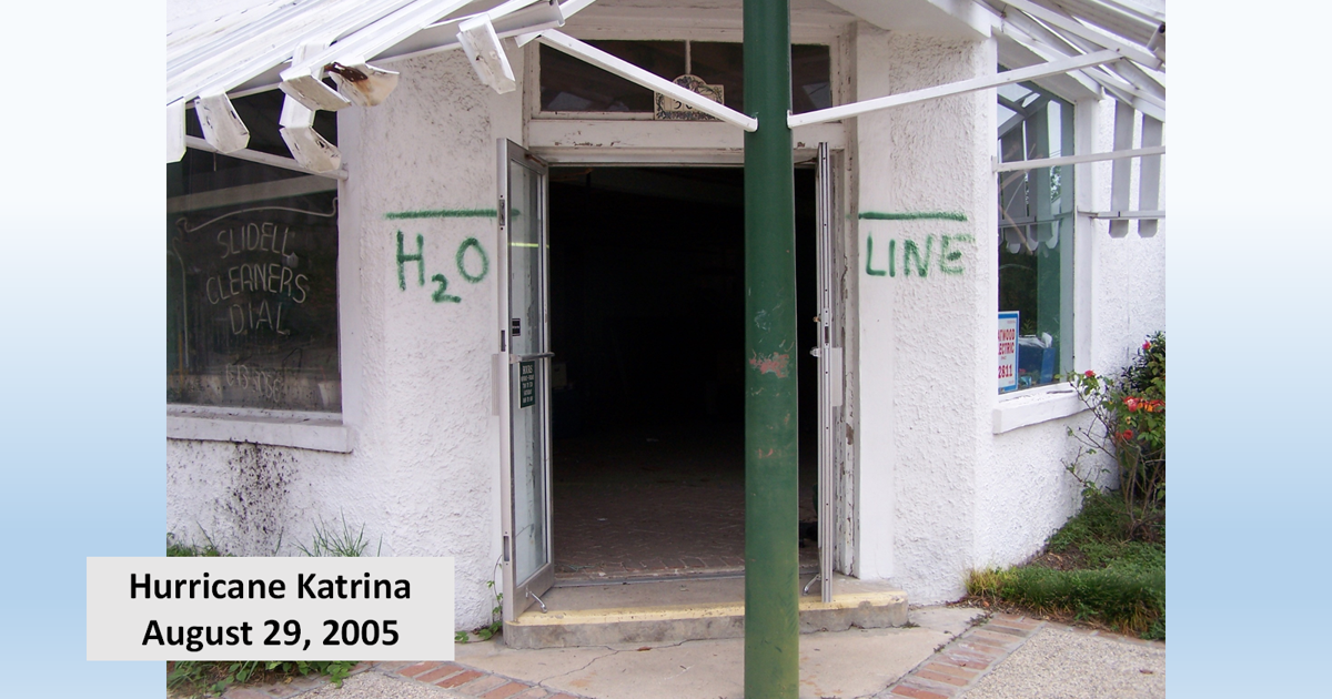Mary and Eric DuBuisson had Katrina losses and new starts