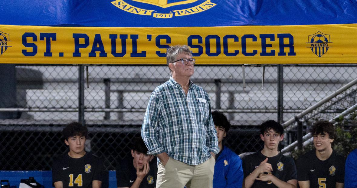 St. Paul's soccer coach Sean Moser gets win No. 700 against a district rival