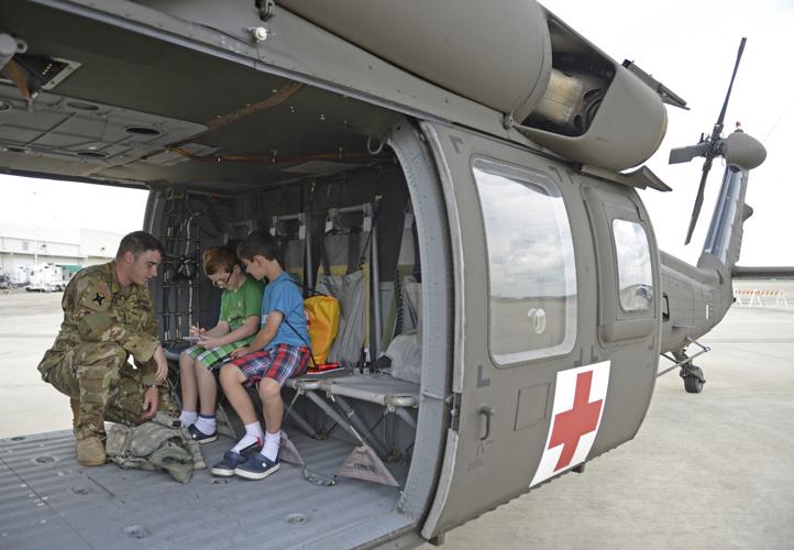 military helicopter interior