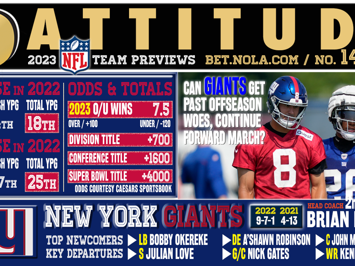 New York Giants preview 2023: Over or Under 7.5 wins?