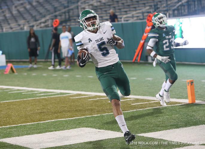 Tulane shows bigplay ability in spring game with Terren Encalade
