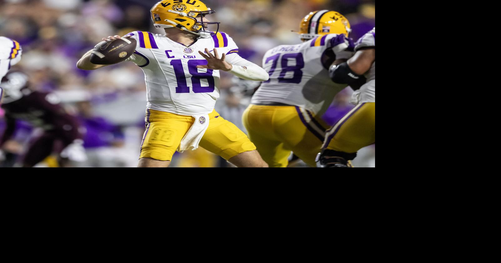 LSU quarterback Garrett Nussmeier’s status has been decided against Western Kentucky