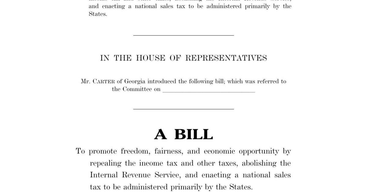 Fair Tax Act of 2025