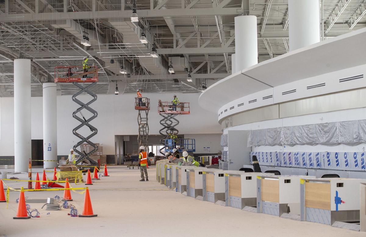 New Orleans&#39; new airport terminal gets finishing touches, but October opening appears doubtful ...