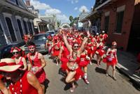 Seeing Red Dresses On The Hunt For The Perfect Red Dress Run Ensemble Parties Society Nola Com