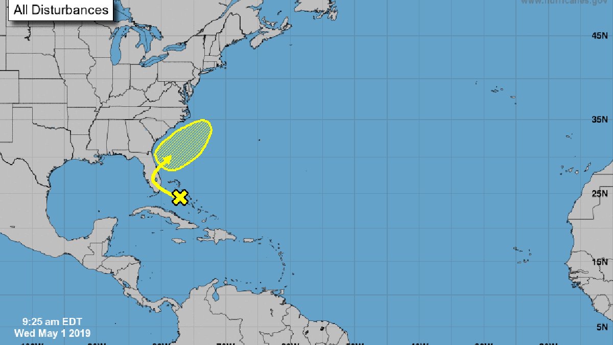 Early Tropical Disturbance Forms Near Bahamas Low Chance Of Development Weather Nola Com Early Tropical Disturbance Forms Near Bahamas Low Chance Of Development Weather Nola Com