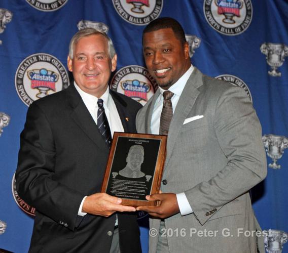 Leonard wins 3 awards at the Allstate Sugar Bowl Hall of Fame