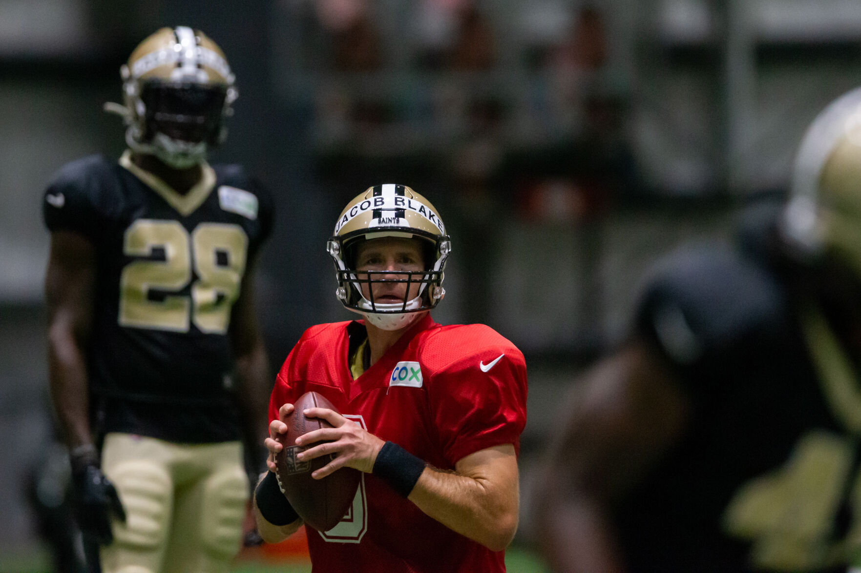 drew brees helmet