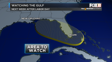 Meteorologists are watching a tropical wave moving toward the Gulf ...