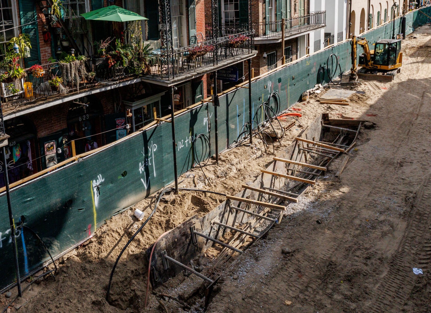 nola.com - Stephanie Riegel - Excavation complete on site of archaeology find. But when will French Quarter construction resume?