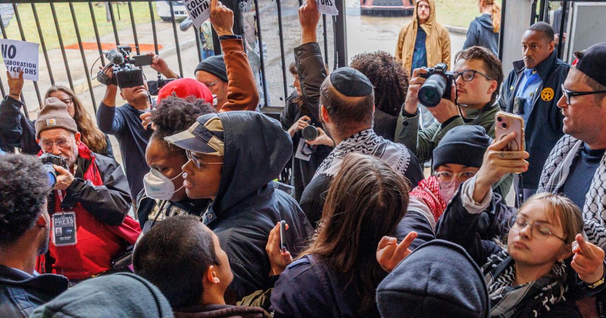 30 protesters ejected from New Orleans council meeting after calling for 'ICE-free' zone