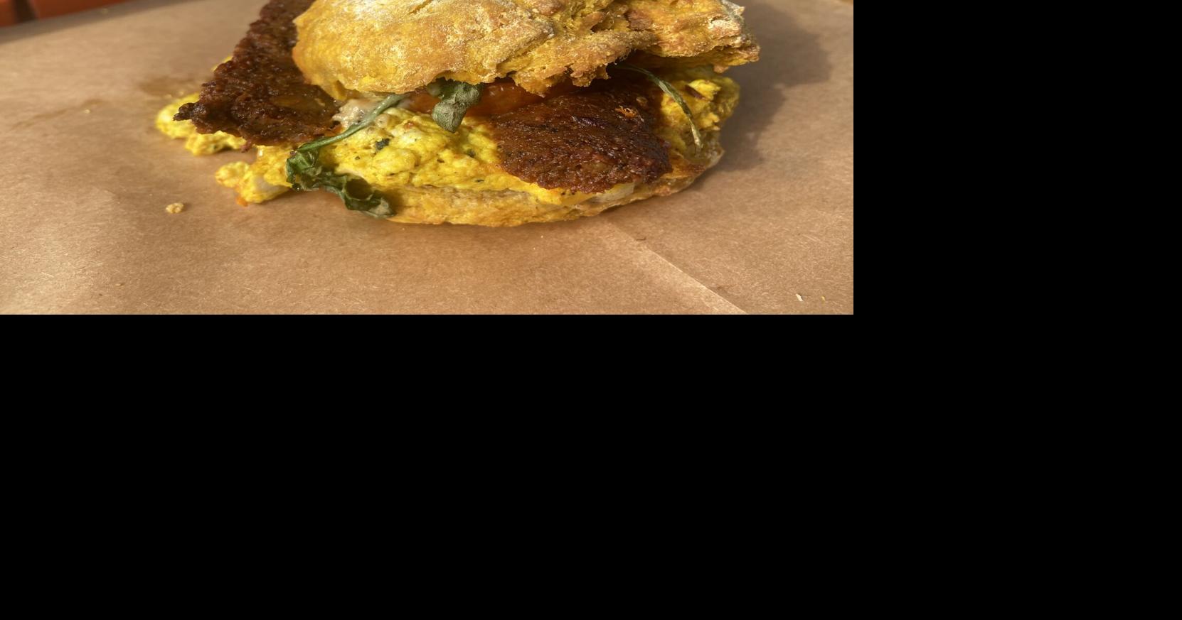 Biscuits, latte and brioche make up a pumpkin spice trifecta at Breads