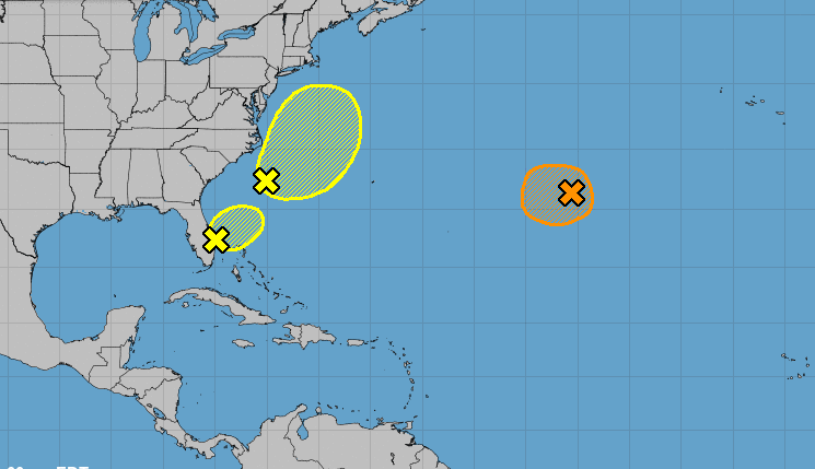 Hurricane forecasters tracking 3 disturbances in Atlantic: see forecast | Hurricane Center