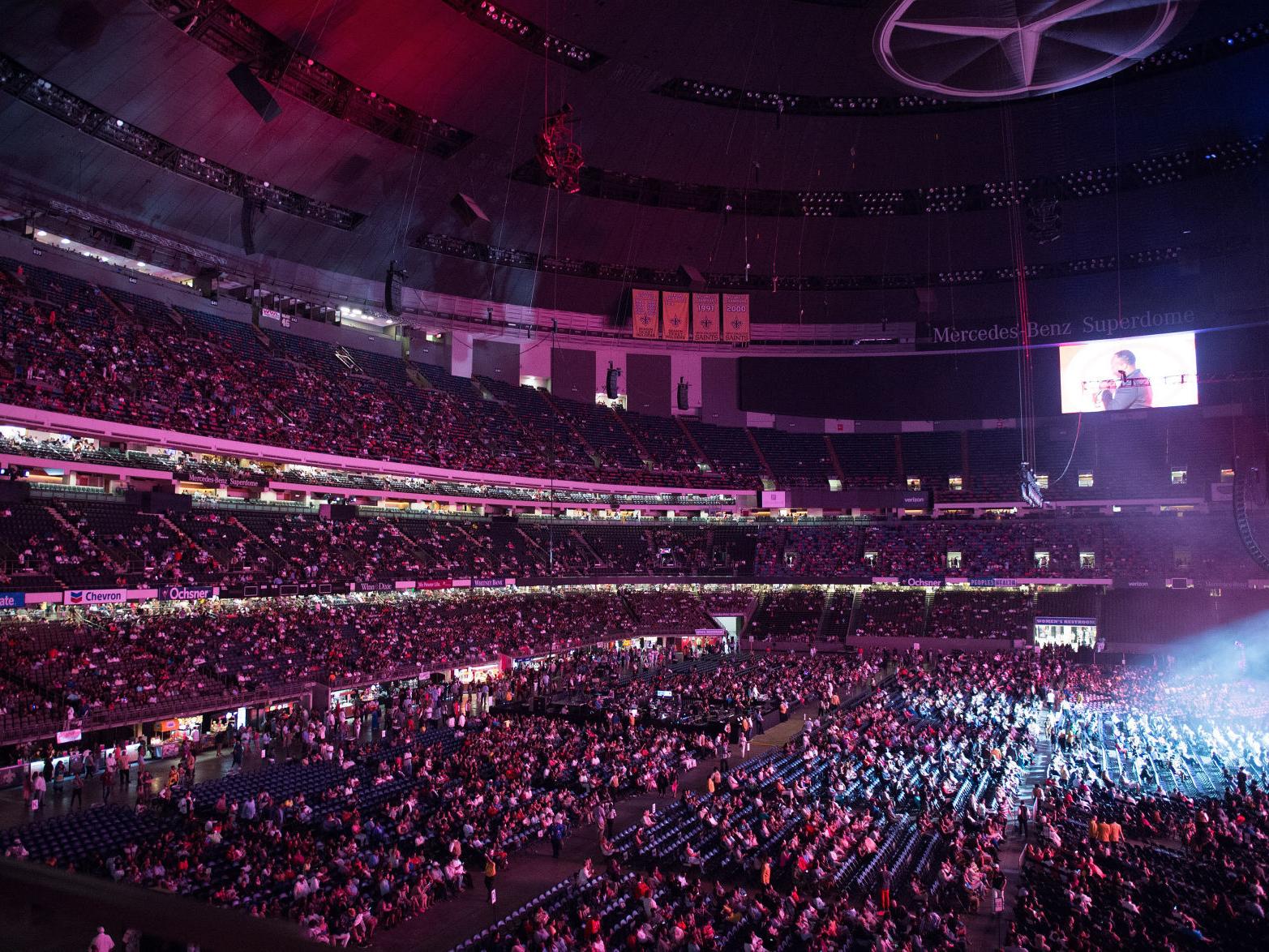 Mercedes Benz Superdome New Orleans Concert Seating Chart