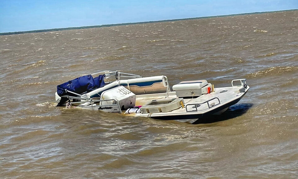 Coast Guard rescues 2 who decided to take their 20 ft pontoon boat in
