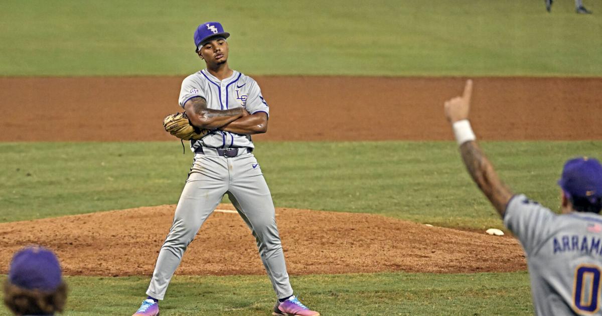The dates and times are set for LSU baseball's Super Regional vs. West Virginia