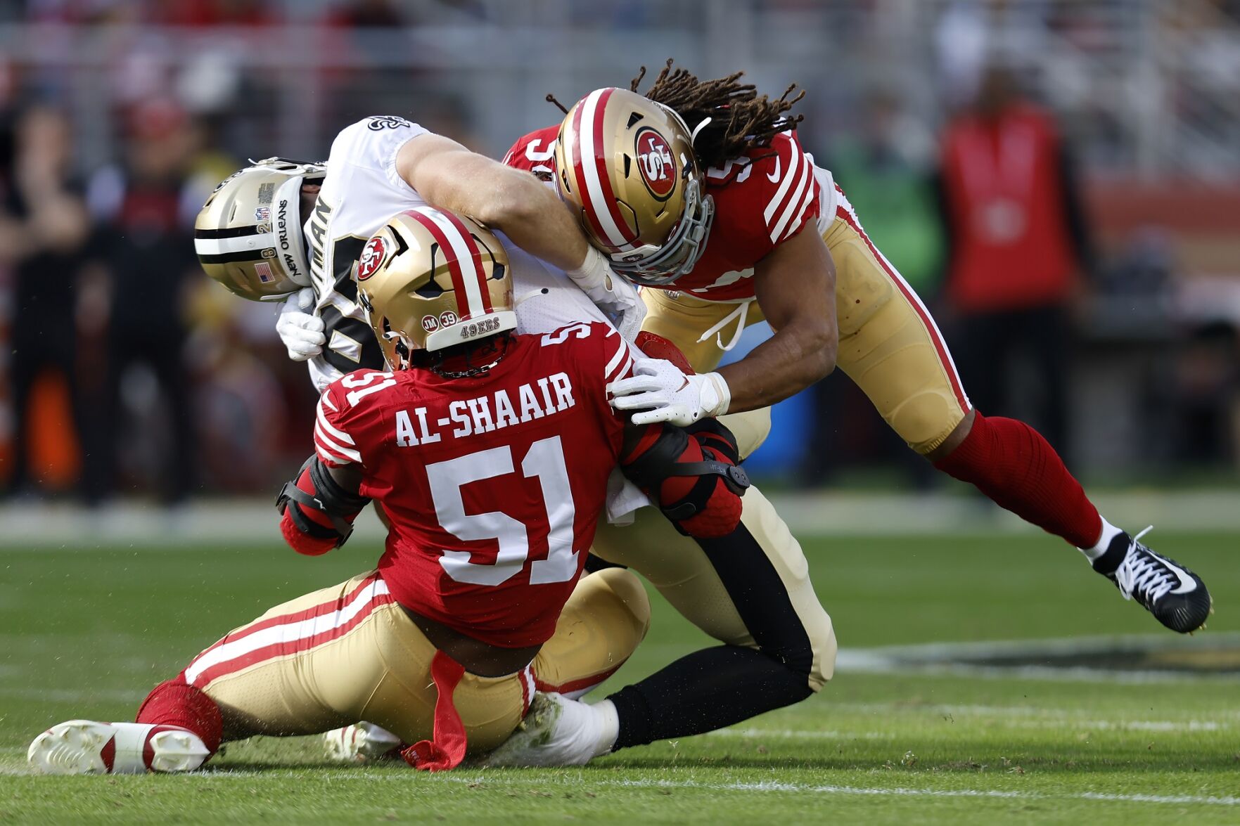 Saints WR Chris Olave Had A Big Catch Overturned On A Review Vs. 49ers ...