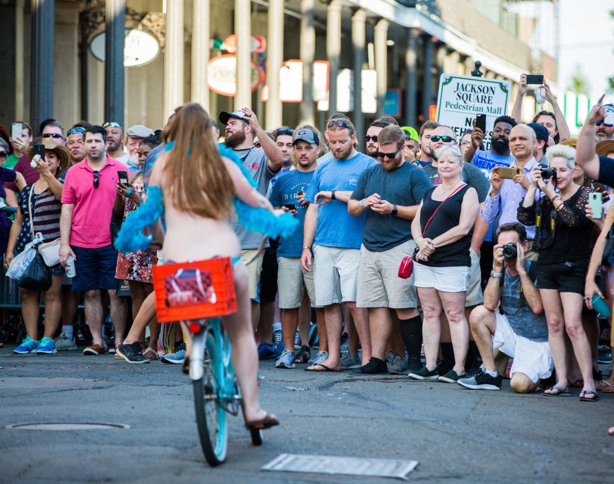 World Naked Bike Ride participants bare all on the streets