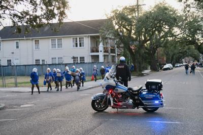 Police on New Orleans parade route