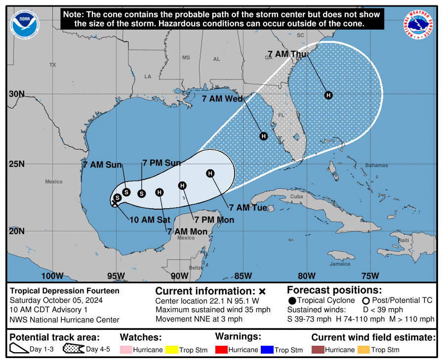 System in Gulf likely to form, bring rain to Florida | Hurricane Center ...