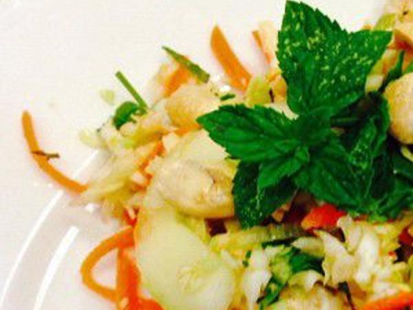 Chicken Cabbage Salad With Mint Recipe Where Nola Eats Nola Com