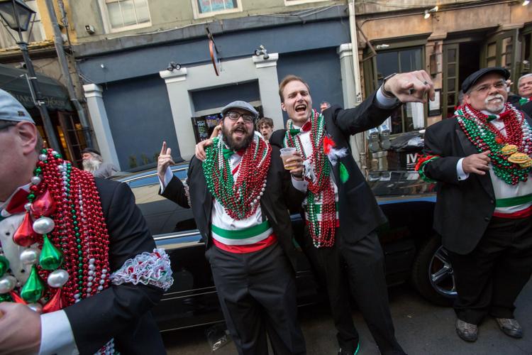 Photos Italian American Marching Club takes to French Quarter with St