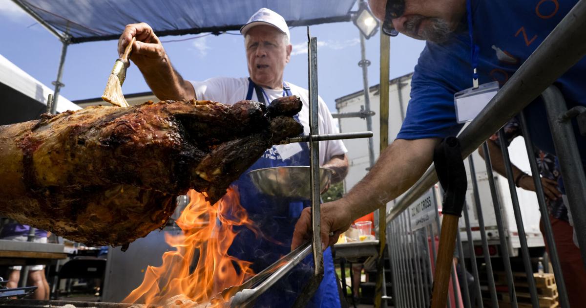 Greek Fest 2026 has new vegetarian options, Penelope's peach daiquiris and cashless buying Admission cost is still $10 for adults and free for kids under 12