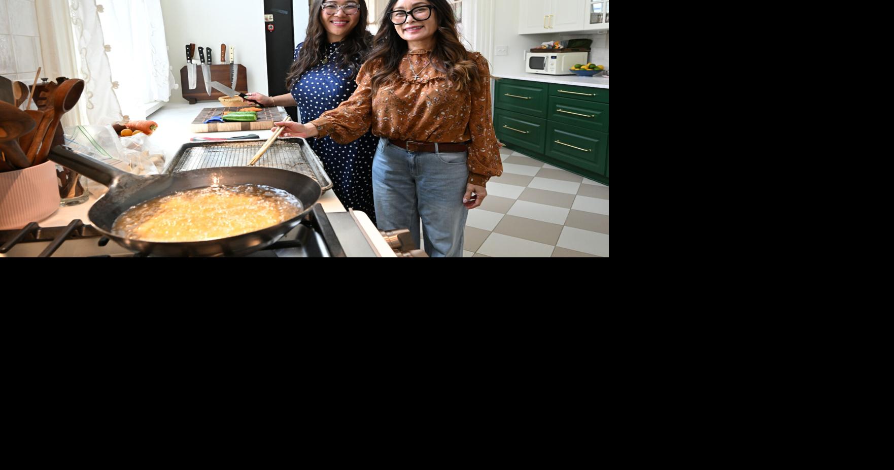 Chef's home centers cooking, family, art and culture, surrounded by vintage finds