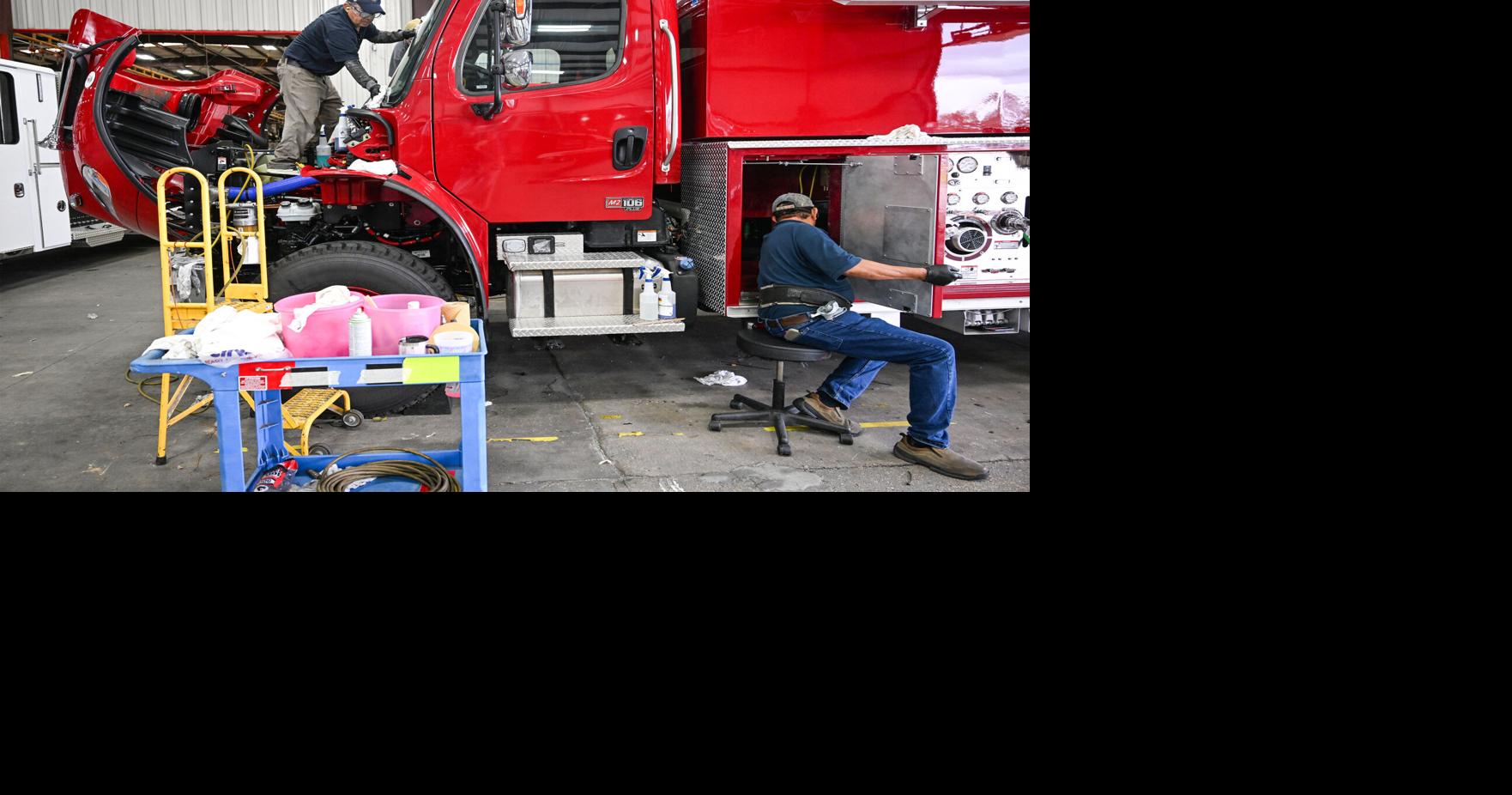 The surprising Louisiana location where U.S. firefighters get their trucks. They cost millions.
