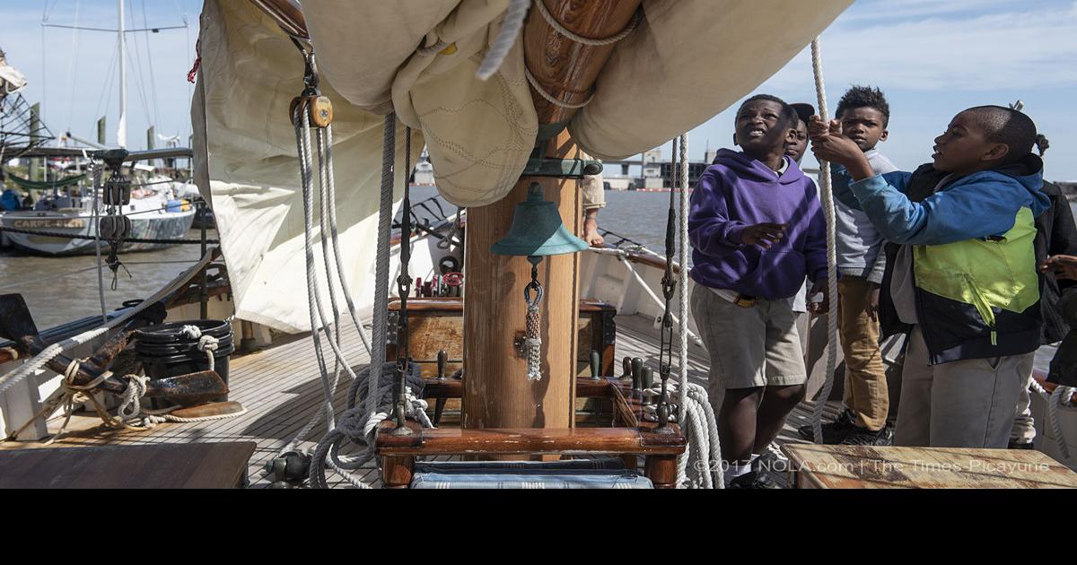 Tall Ships New Orleans 2018 Students tour two schooners on Lake