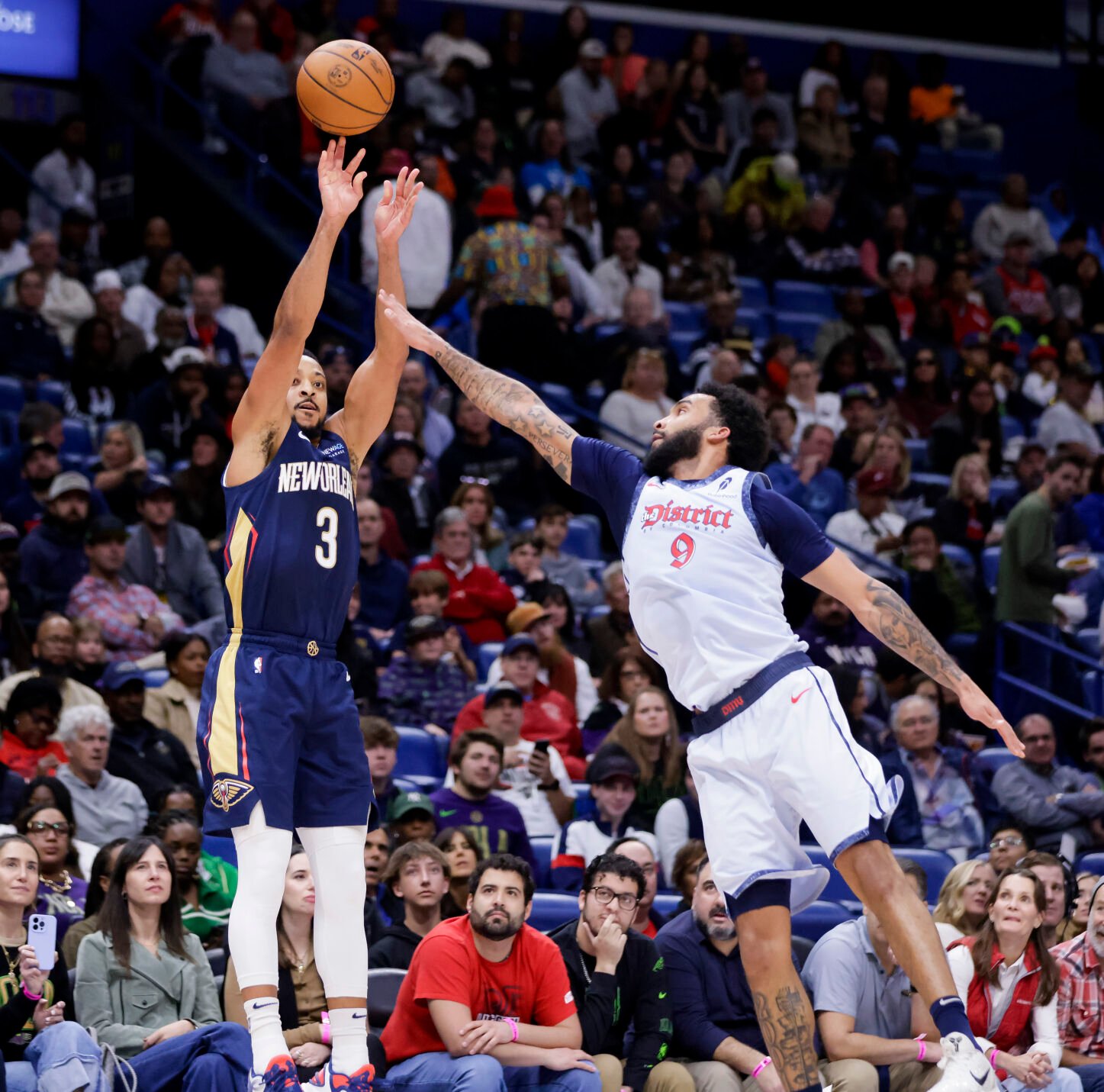 CJ McCollums Explosive 50-Point Performance Propels Pelicans Over Wizards