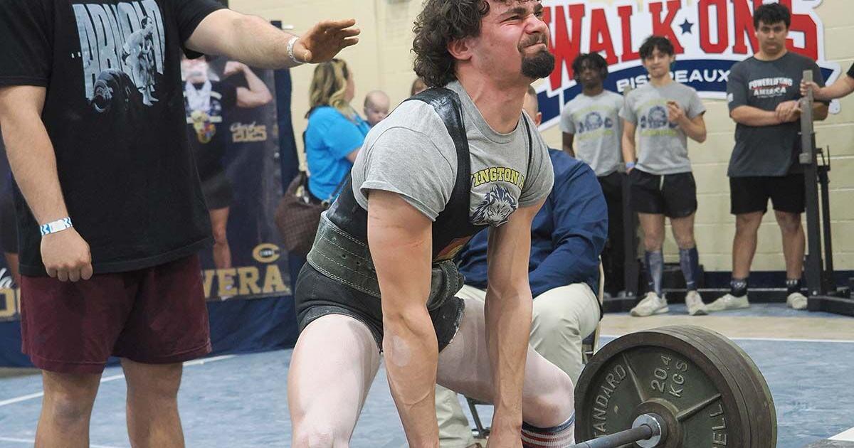 A Covington senior lifted 10 times his body weight as the Lions won the South Regional title