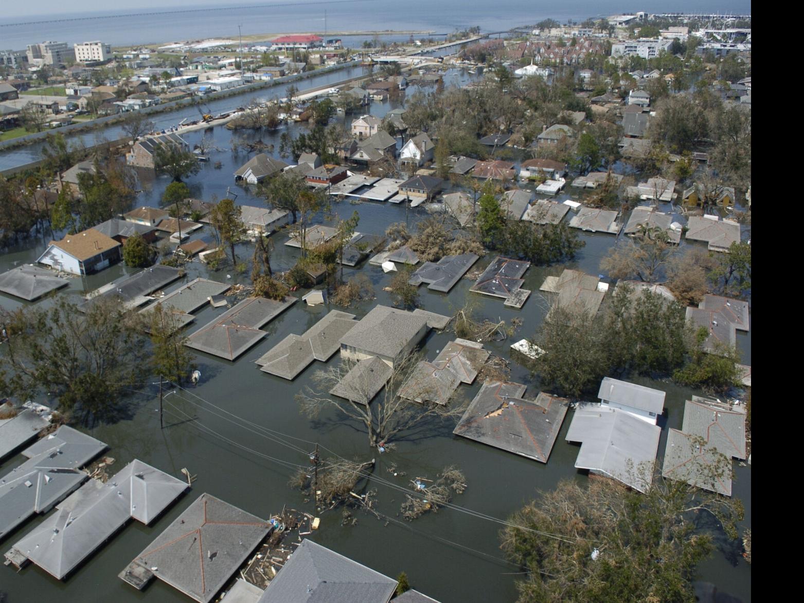 hurricane katrina before during and after