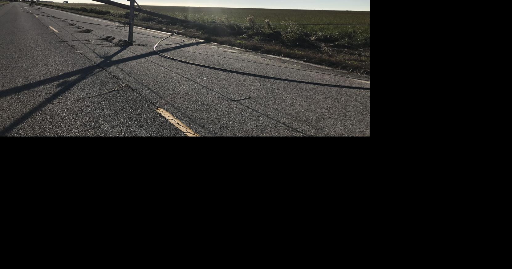 Photos Hurricane Zete damages from Chauvin and Cocdrie