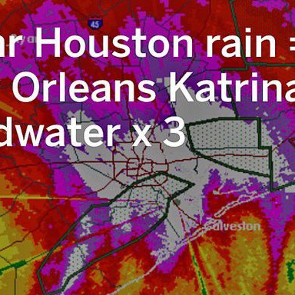 Harvey S 2 Day Rain In Houston Is 3 Times Floodwater Pumped From