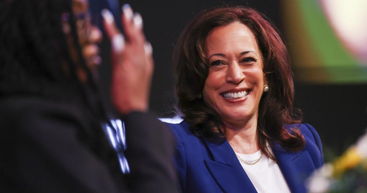 Photos: Kamala Harris takes the stage at InspireNOLA's back-to-school rally