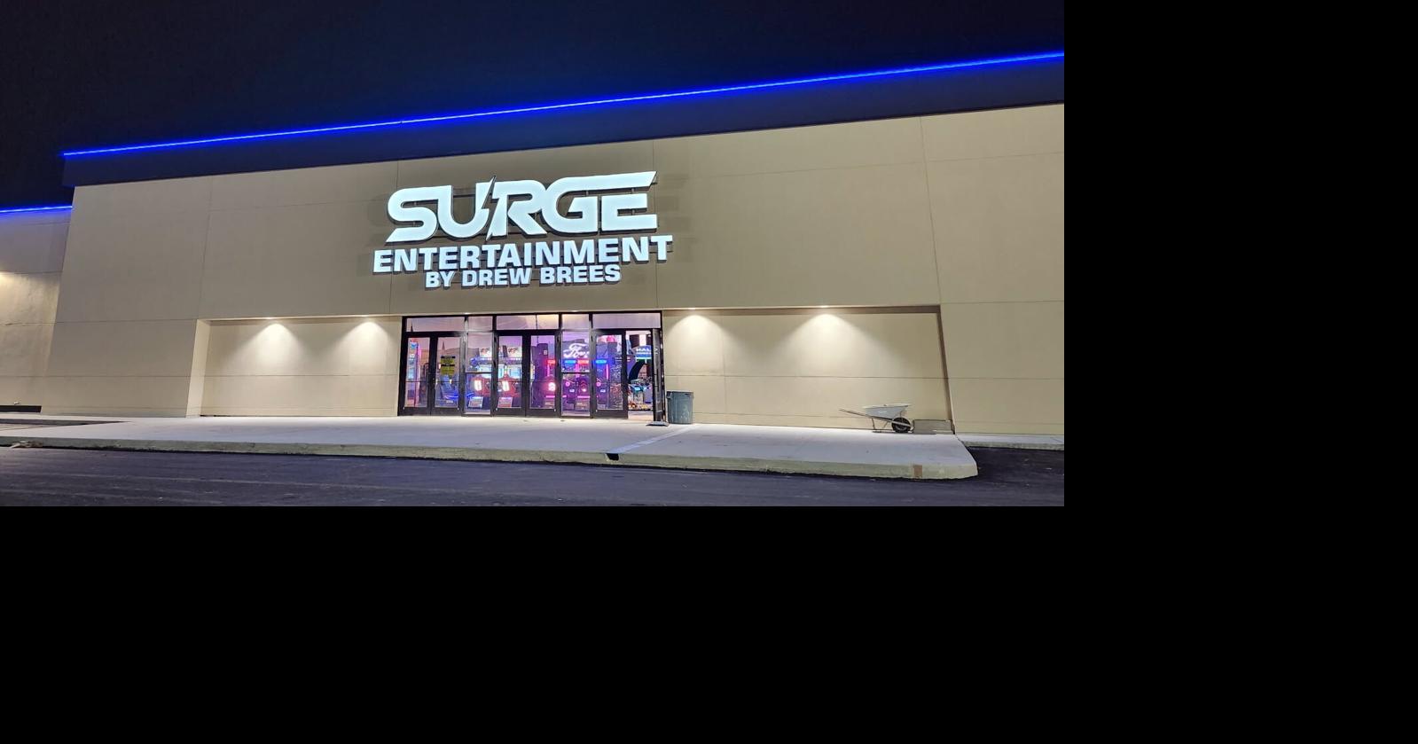 Drew Brees opens Surge Entertainment Center in Metairie hot spot for new businesses