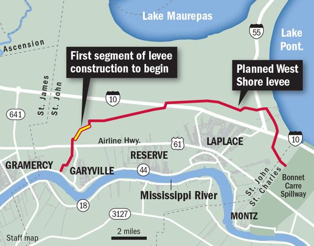 Construction to begin on first mile of West Shore levee Environment