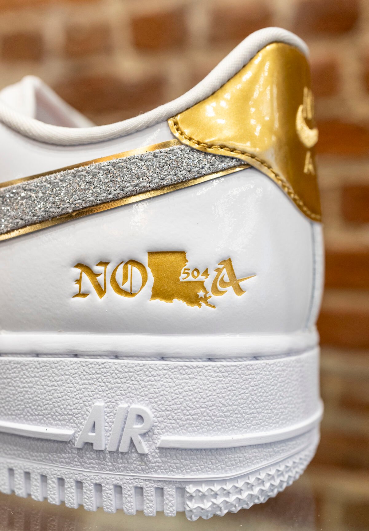 New Nike Air Force 1 sneaker celebrating New Orleans' rap scene